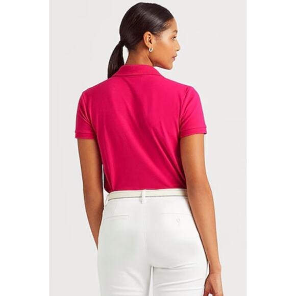 Lauren Ralph Lauren Women's Purple Half Button Collared Polo Shirt Size L Preppy - Picture 10 of 11